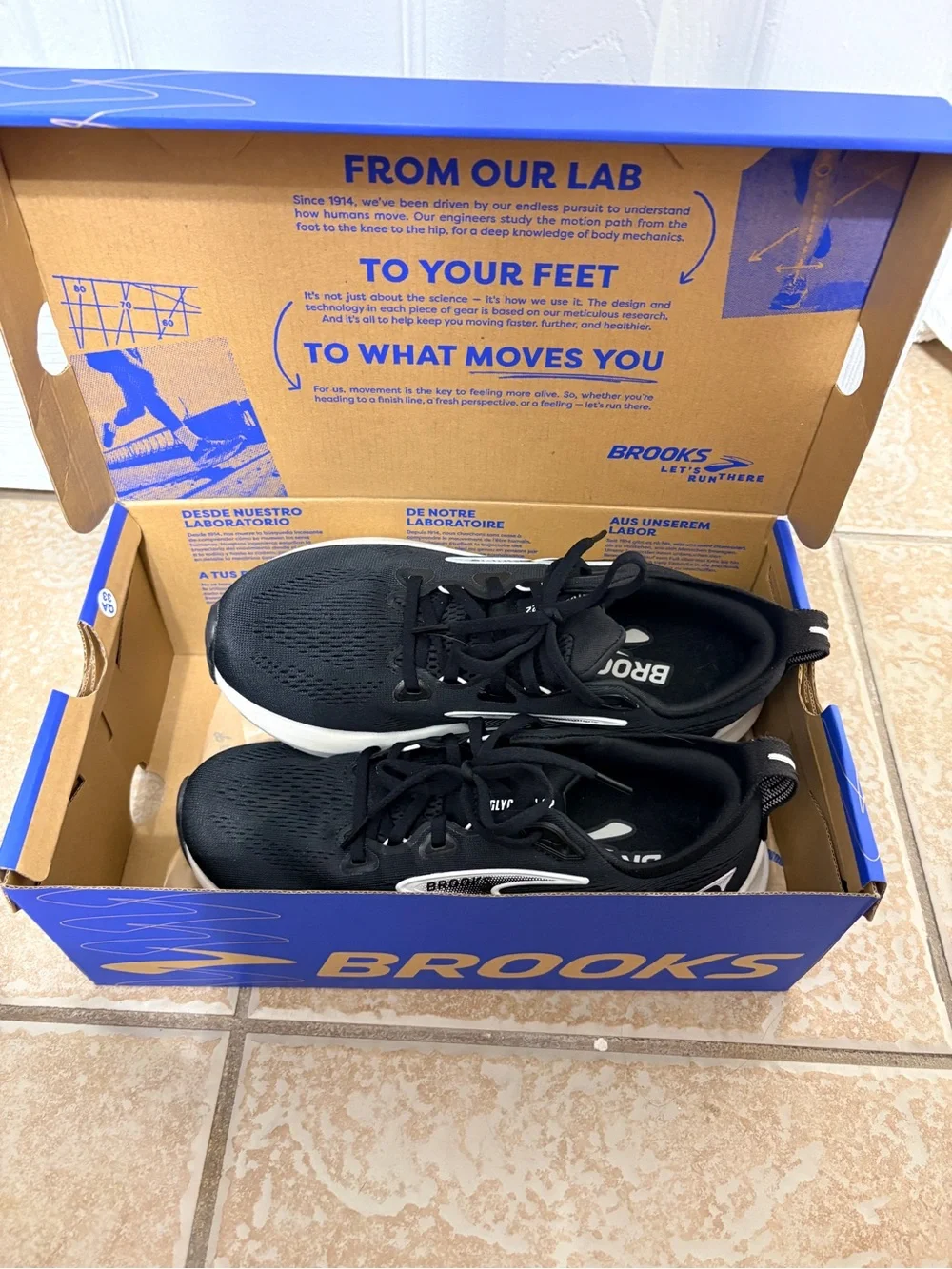 Brooks Black and White Women’s Athletic Running Shoes
